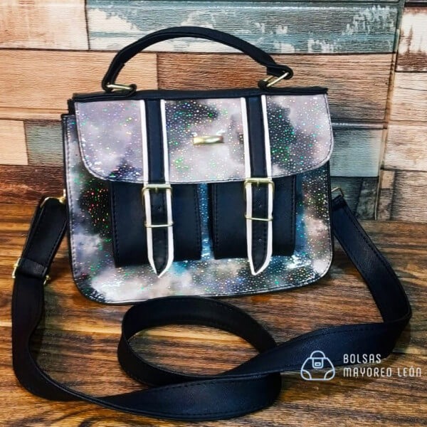 BlackTie Dye Crossbody Bag